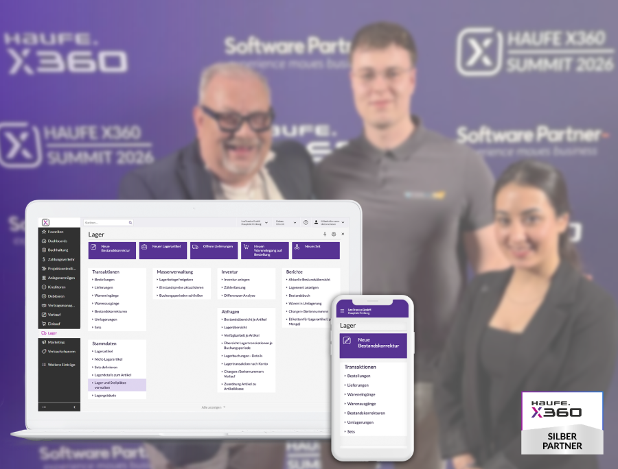 Teamfoto Haufe X360 bei der System AG