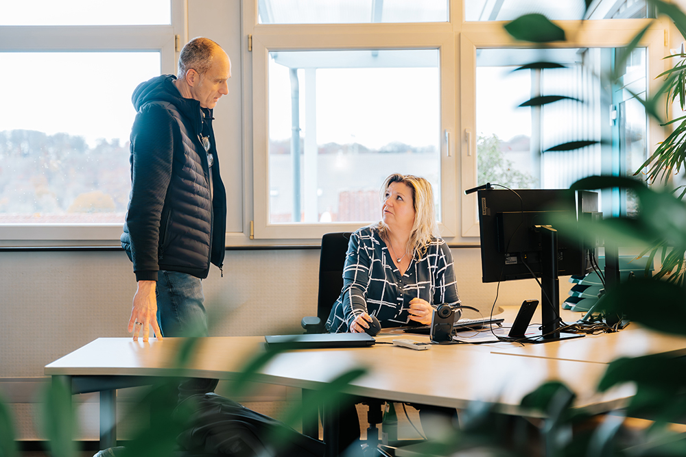 Treppenhaus der System AG in Lohmar