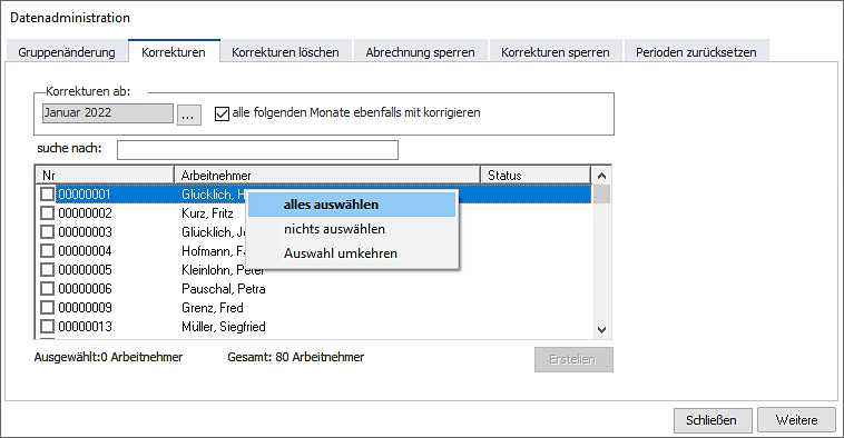 Sage-HR-Suite-Screenshot_Menue_Datenadministration
