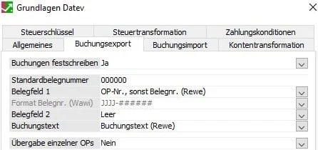 datev buchungsexport