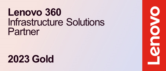 Lenovo360 Infrastructure Solutions Partner Gold Emblem