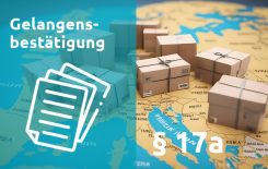 paket auf einer Deutschlandkarte