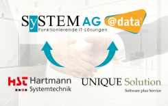 Hartmann Unique und SystemAG Logo
